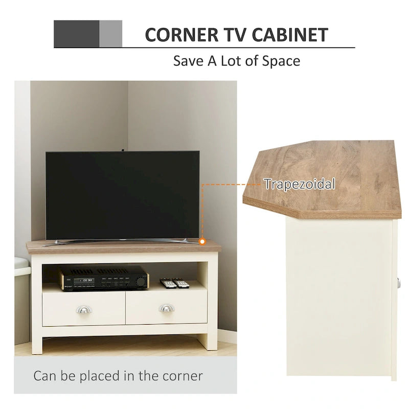 Mueble de TV de 37.5" con cajones y almacenamiento para televisores de 50"