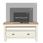 Mueble de TV de 37.5" con cajones y almacenamiento para televisores de 50"
