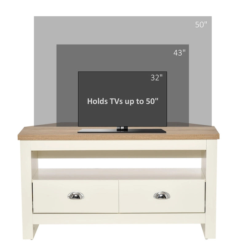 Mueble de TV de 37.5" con cajones y almacenamiento para televisores de 50"