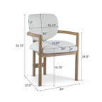 Sillas de comedor con brazos Harper