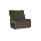 Sofá Seccional Reclinable de 6 Piezas con Chaise, Café, de Lujo