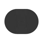 Mesa de comedor redonda moderna con tapa extensible y base en X para cenas familiares, espacios pequeños y estilismo multiambiente