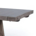 Mesa de comedor extensible de caoba marrón claro