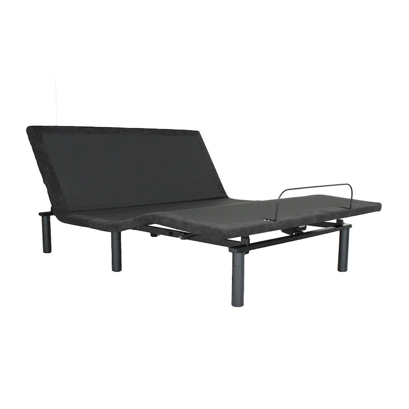 Base de cama eléctrica ajustable tamaño Queen negra antigua con control remoto