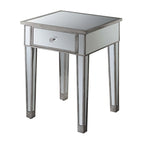 Mesa auxiliar con espejo Gold Coast de 1 cajón