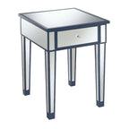 Mesa auxiliar con espejo Gold Coast de 1 cajón