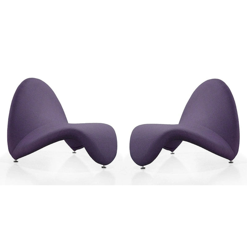 Sillón decorativo de mezcla de lana