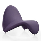 Sillón decorativo de mezcla de lana