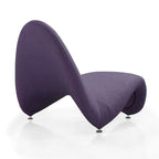 Sillón decorativo de mezcla de lana