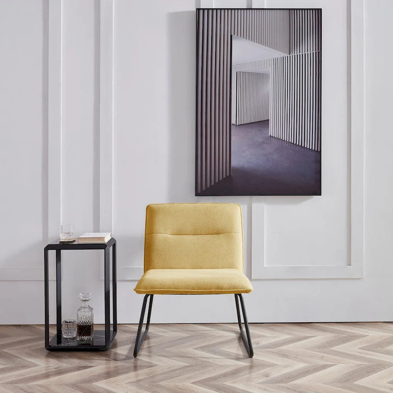 Sillón Bajo Tapizado de Tela
