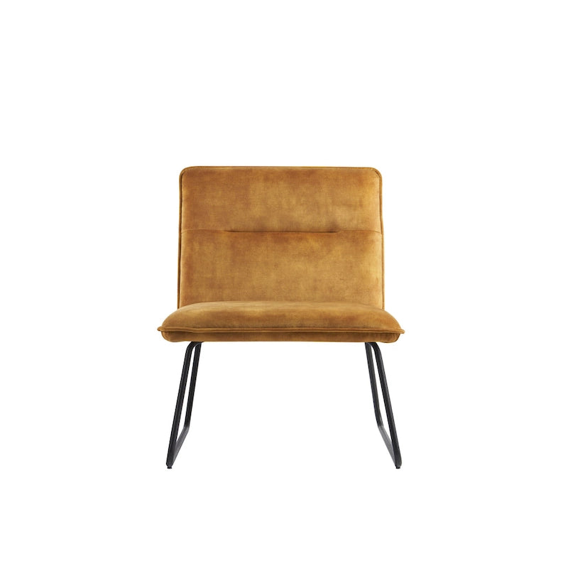 Sillón Bajo Tapizado de Tela