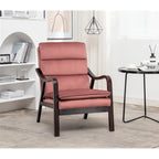 Sillón ancho de terciopelo