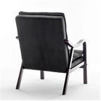 Sillón ancho de terciopelo