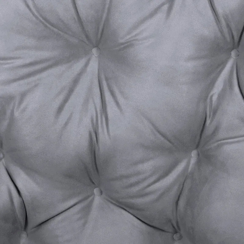Cojín de repuesto grueso y mullido de microsuede sólido para silla Papasan