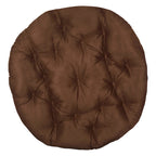 Cojín de repuesto grueso y mullido de microsuede sólido para silla Papasan