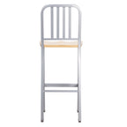Taburete alto de metal