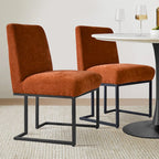 Silla de Comedor con Patas de Metal Negro