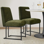 Silla de Comedor con Patas de Metal Negro