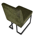 Silla de Comedor con Patas de Metal Negro