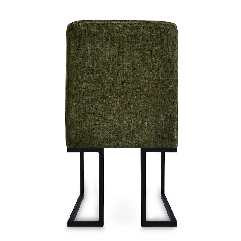 Silla de Comedor con Patas de Metal Negro