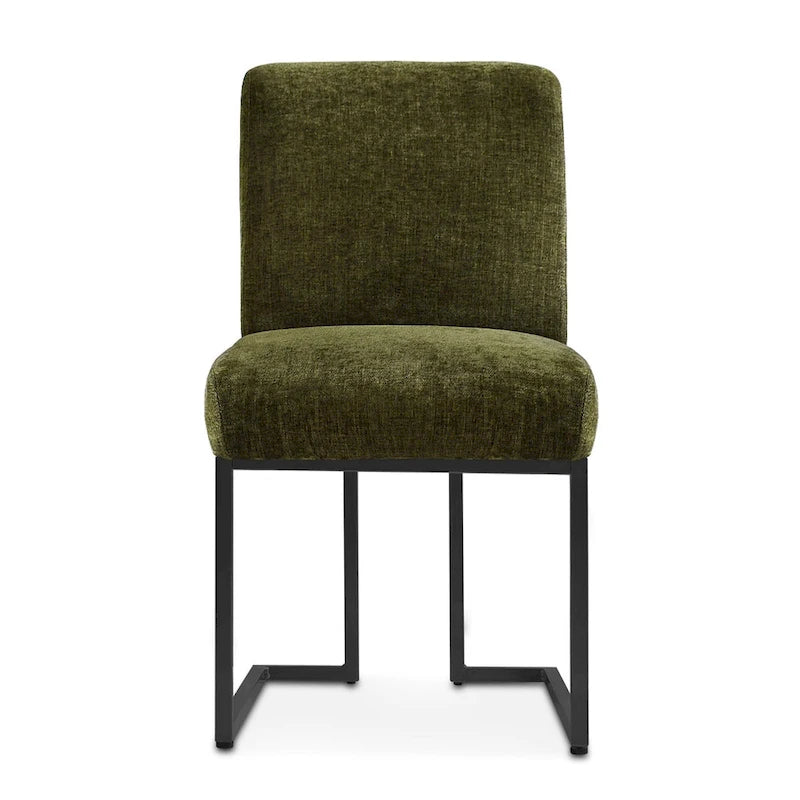 Silla de Comedor con Patas de Metal Negro