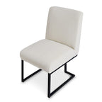 Silla de Comedor con Patas de Metal Negro