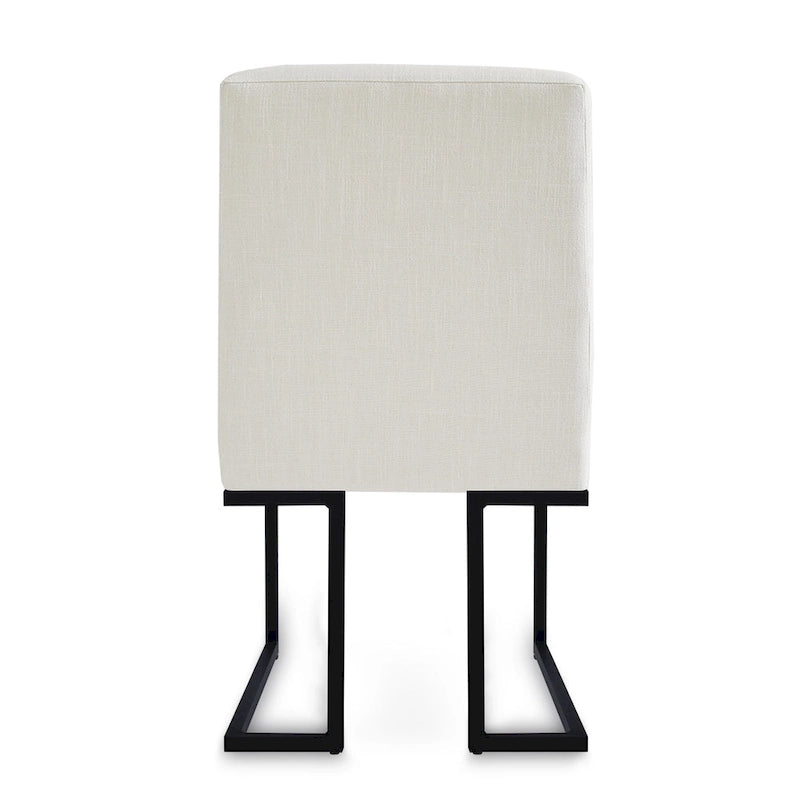 Silla de Comedor con Patas de Metal Negro