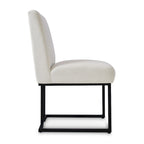 Silla de Comedor con Patas de Metal Negro