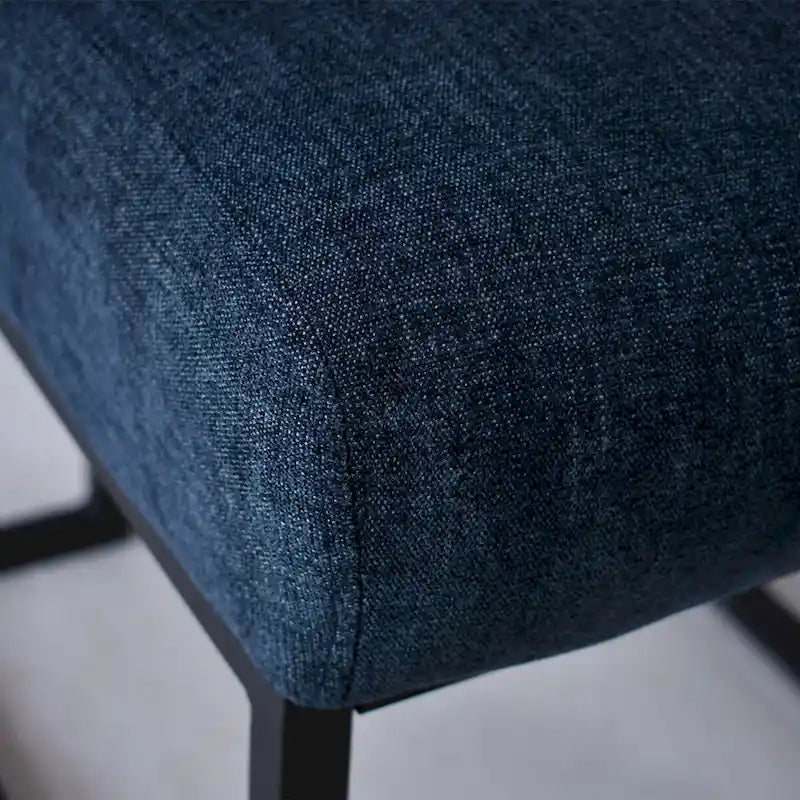 Silla de Comedor con Patas de Metal Negro