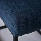 Silla de Comedor con Patas de Metal Negro