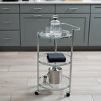 Mesa de comedor de madera maciza con patas torneadas