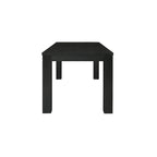 Mesa de comedor rectangular de 75 pulgadas con patas cuadradas