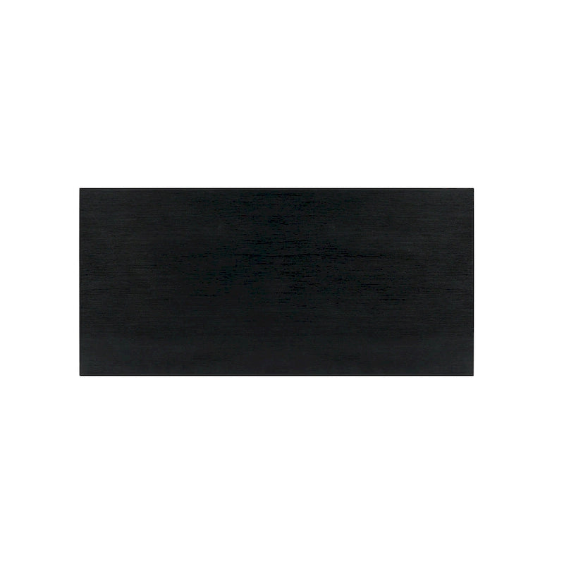 Mesa de comedor rectangular de 75 pulgadas con patas cuadradas