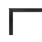 Mesa de comedor rectangular de 75 pulgadas con patas cuadradas