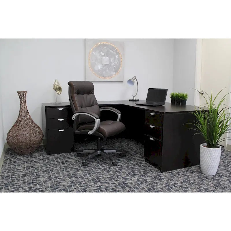 Sillón Ejecutivo Acolchado de Respaldo Alto