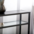Mesa consola moderna de 50" de largo con estante