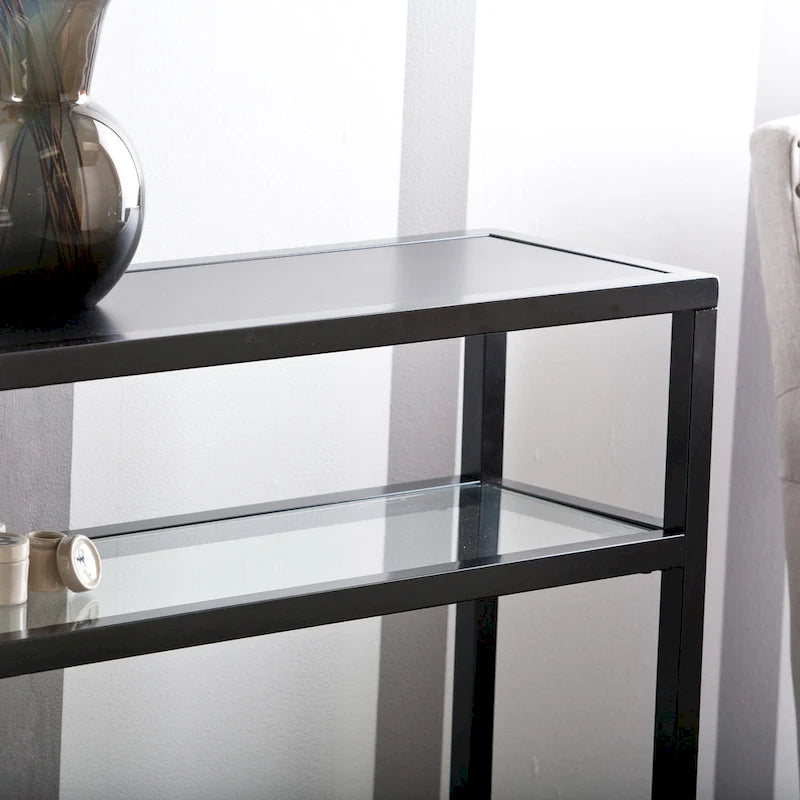 Mesa consola moderna de 50" de largo con estante