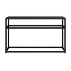 Mesa consola moderna de 50" de largo con estante