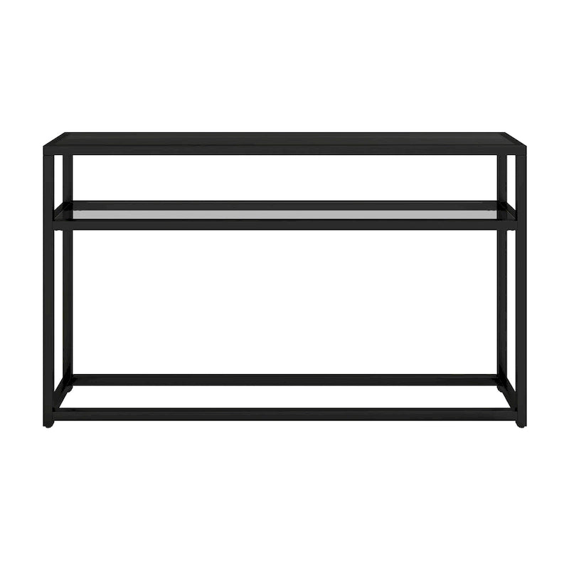 Mesa consola moderna de 50" de largo con estante