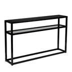 Mesa consola moderna de 50" de largo con estante