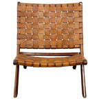 Sillón decorativo de ratán boho con cojín