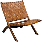 Sillón decorativo de ratán boho con cojín