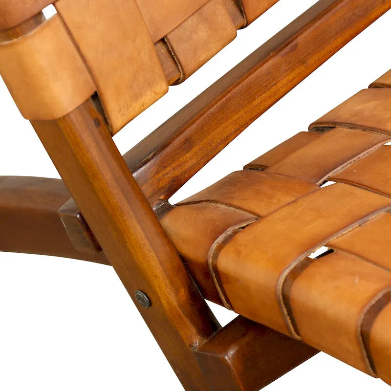 Sillón decorativo de ratán boho con cojín