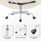 Silla de oficina ergonómica con reposapiés, giratoria y de malla para tareas de oficina