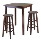 Mesa de comedor rústica con banco y 4 sillas
