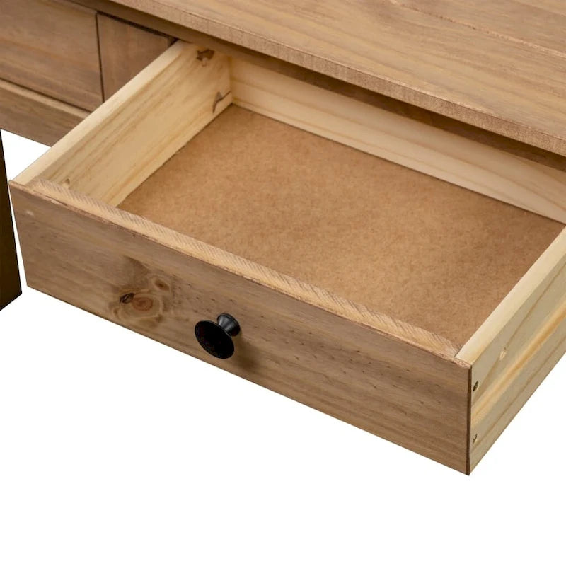 Mesa consola de madera maciza de pino