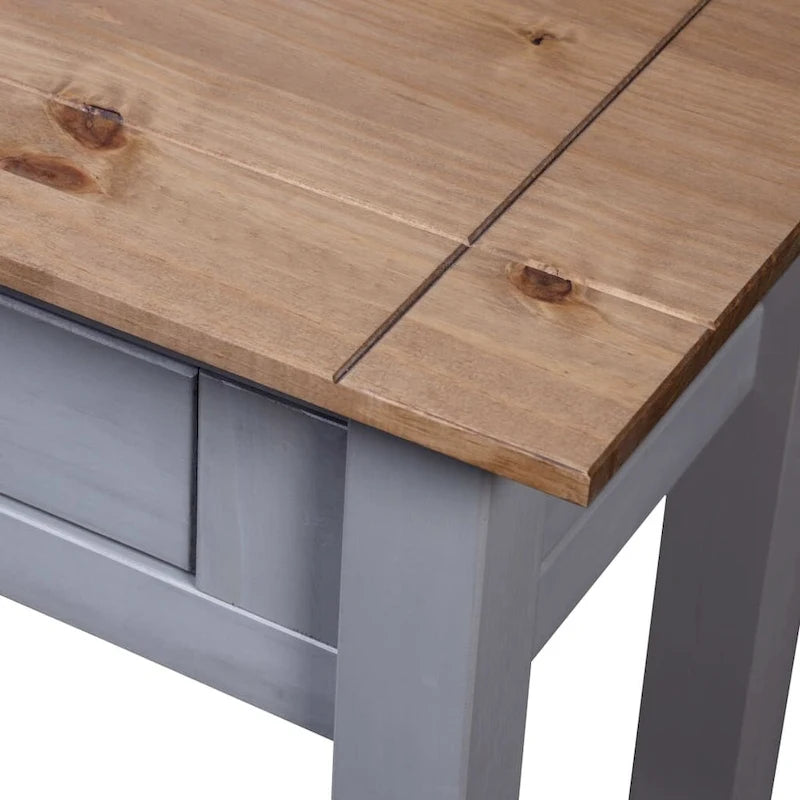 Mesa consola de madera maciza de pino