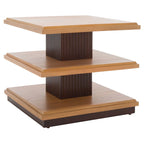 Mesa auxiliar de 2 estantes