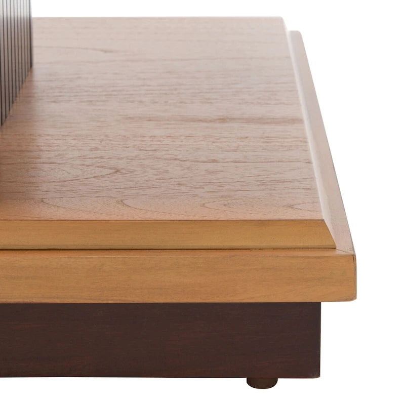 Mesa auxiliar de 2 estantes