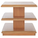 Mesa auxiliar de 2 estantes